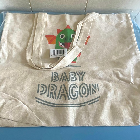 Clash Royale Official Baby Dragon Drache tote bag RARE Supercell NIB - Picture 1 of 7